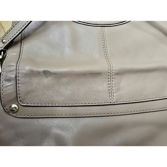 AUTHENTIC NEW WITH TAGS COACH LEATHER KRISTEN WRISTLET PURSE WITH GOLD HARDWARE - Picture 7 of 8